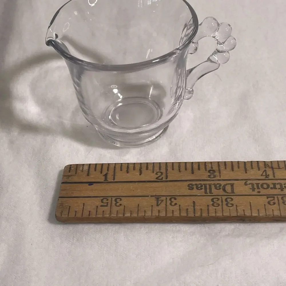 Candlewick Clear Vintage Small 6 OZ Creamer by Imperial Glass–Ohio